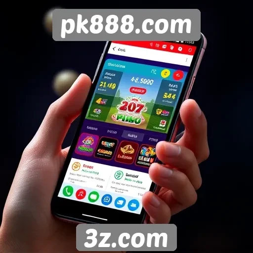 Experiência do usuário em dispositivos móveis no pk888.com