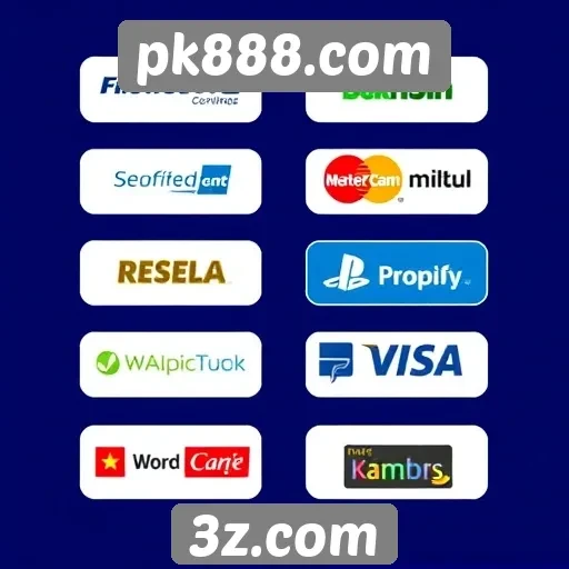 Diversidade de métodos de pagamento no pk888.com